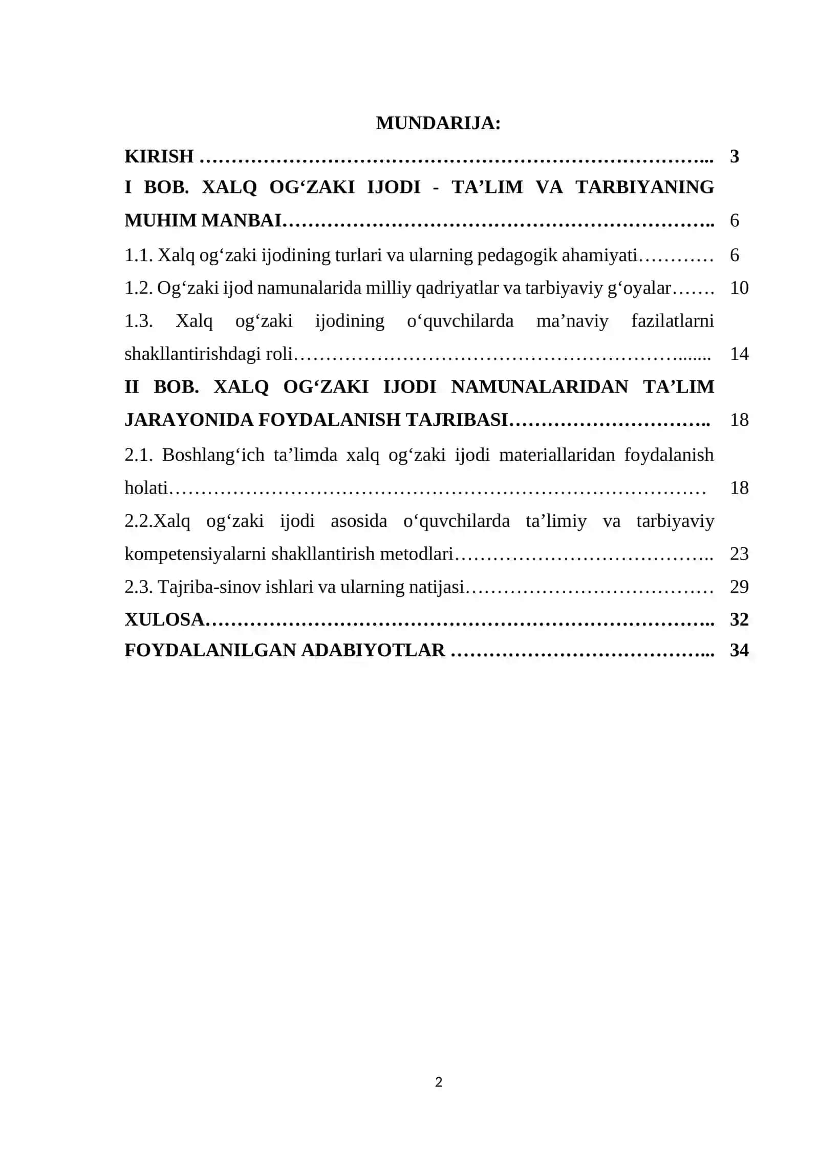 Xalq ogʻzaki ijodi namunalarida taʼlim-tarbiya masalalari.docx 2