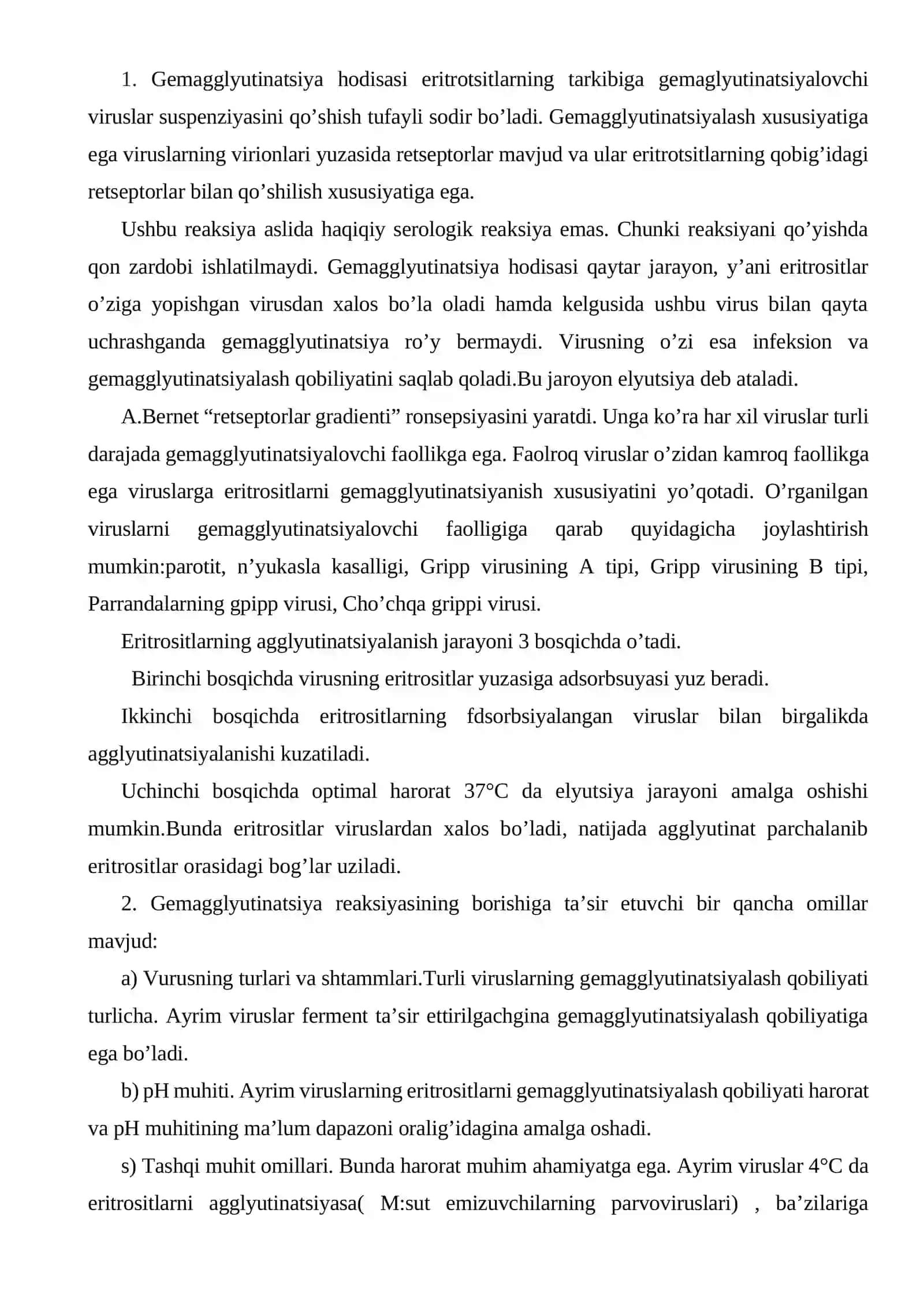 Gemagglyutinatsiya reaksiyasi 2