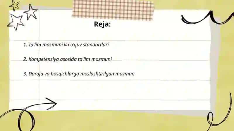 Ta'lim mazmuni 2