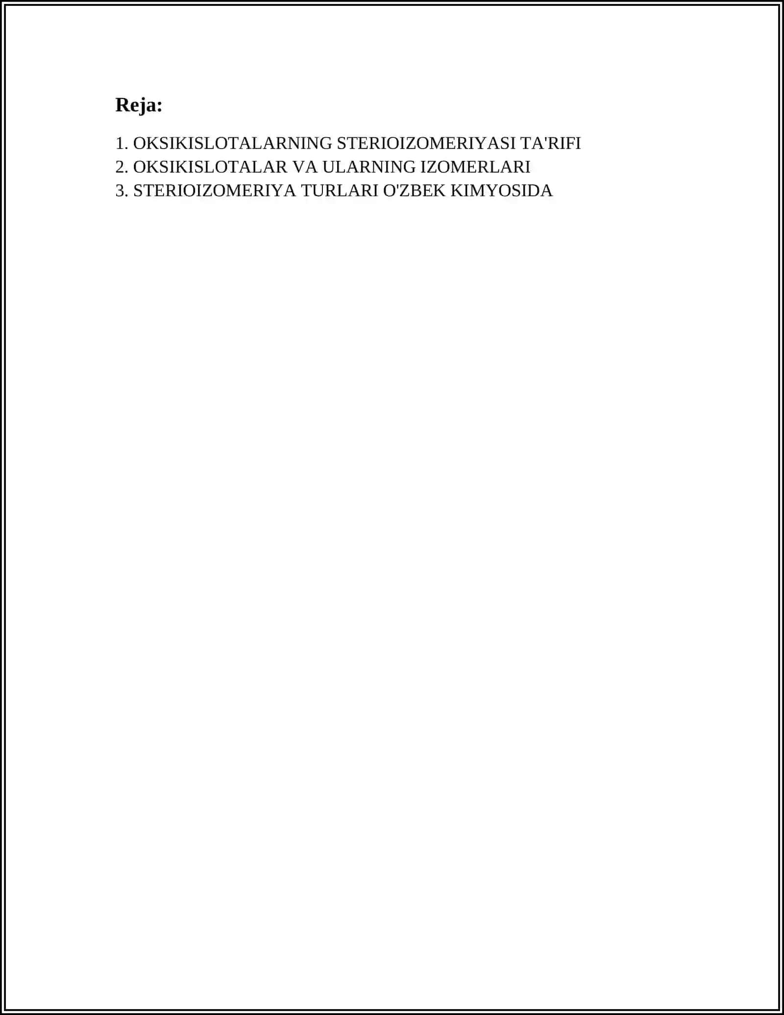 OKSIKISLOTALARNING STERIO IZOMERIYASI,OLINISH USULLARI 2