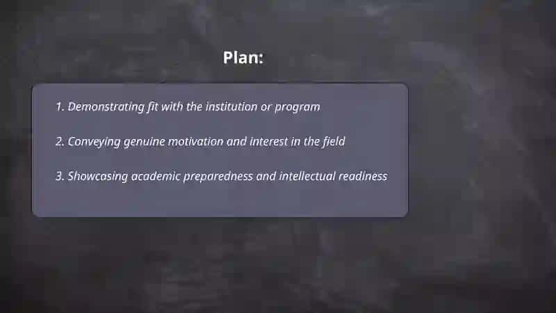 Communicative goals of the Application Essay genre 2
