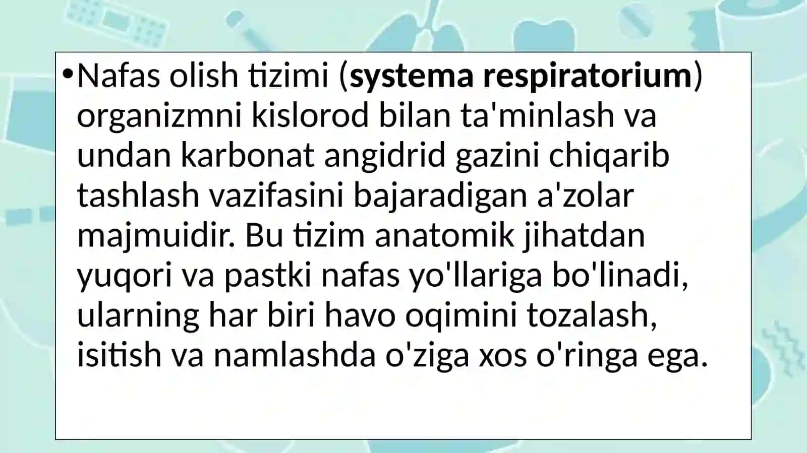 NAFAS OLISH SESTIMASI ORGANLARI 2