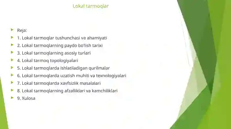 Lokaltarmoqlar 2