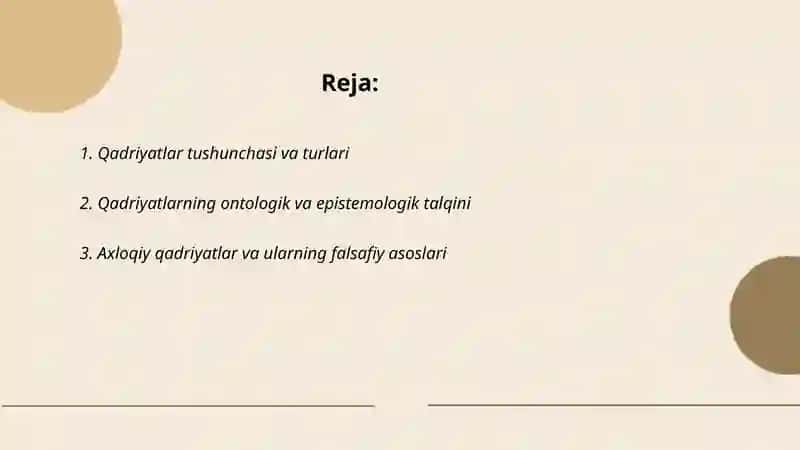 QADRIYATLAR falsafasi 2