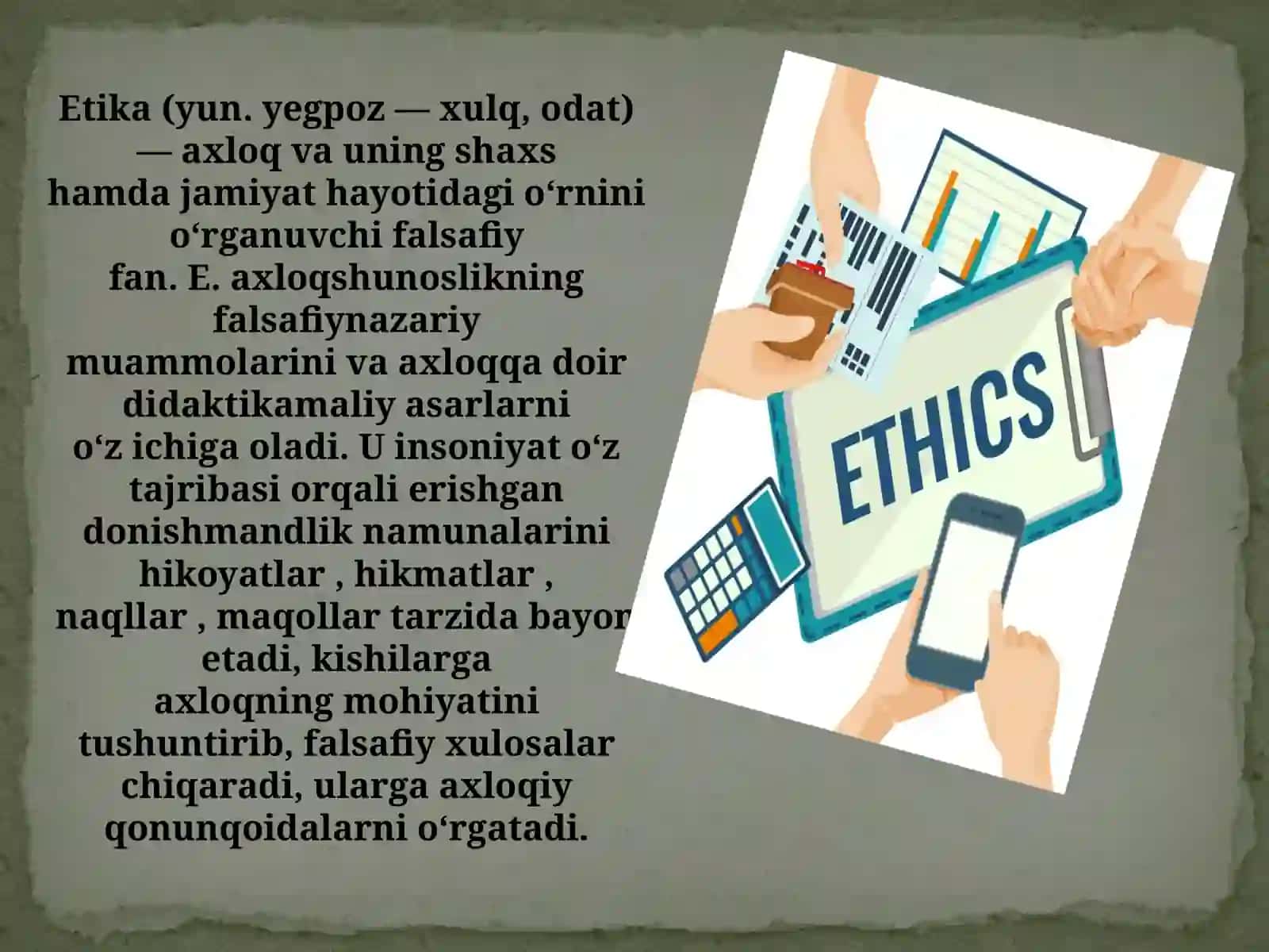Etikavaetketningo’zarobog’liqligi 2