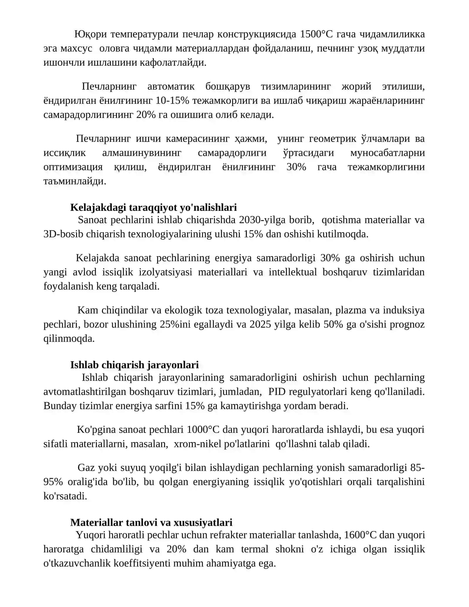 Sanoat pechlari 2