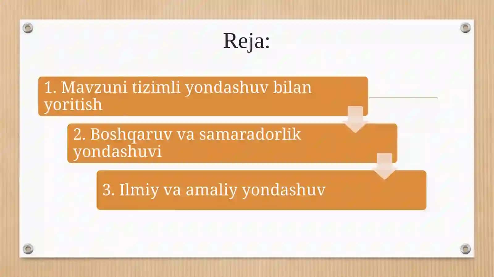 Oila tarbiyasi - boshqariladigan tizim 2