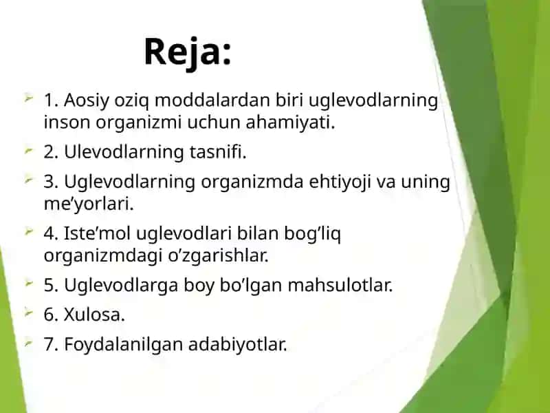 O’simliklar dunyosida uchraydigan mono, oligo, polisaxaridlar 2
