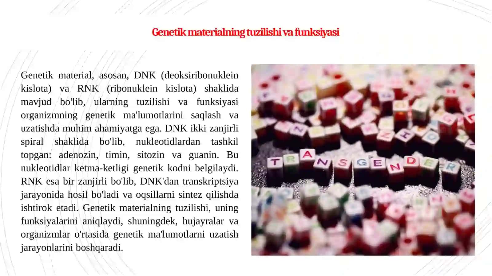 Jins genetikası 2