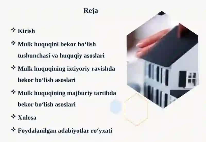 Mulk huquqini bekor bo‘lish asoslari 2
