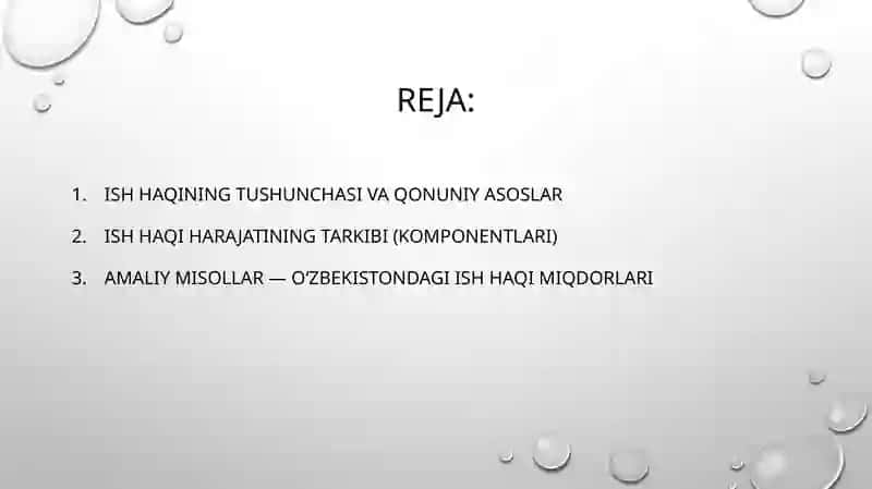 Quruvchi ishchilarning asosiy ish haqi harajatlari 2