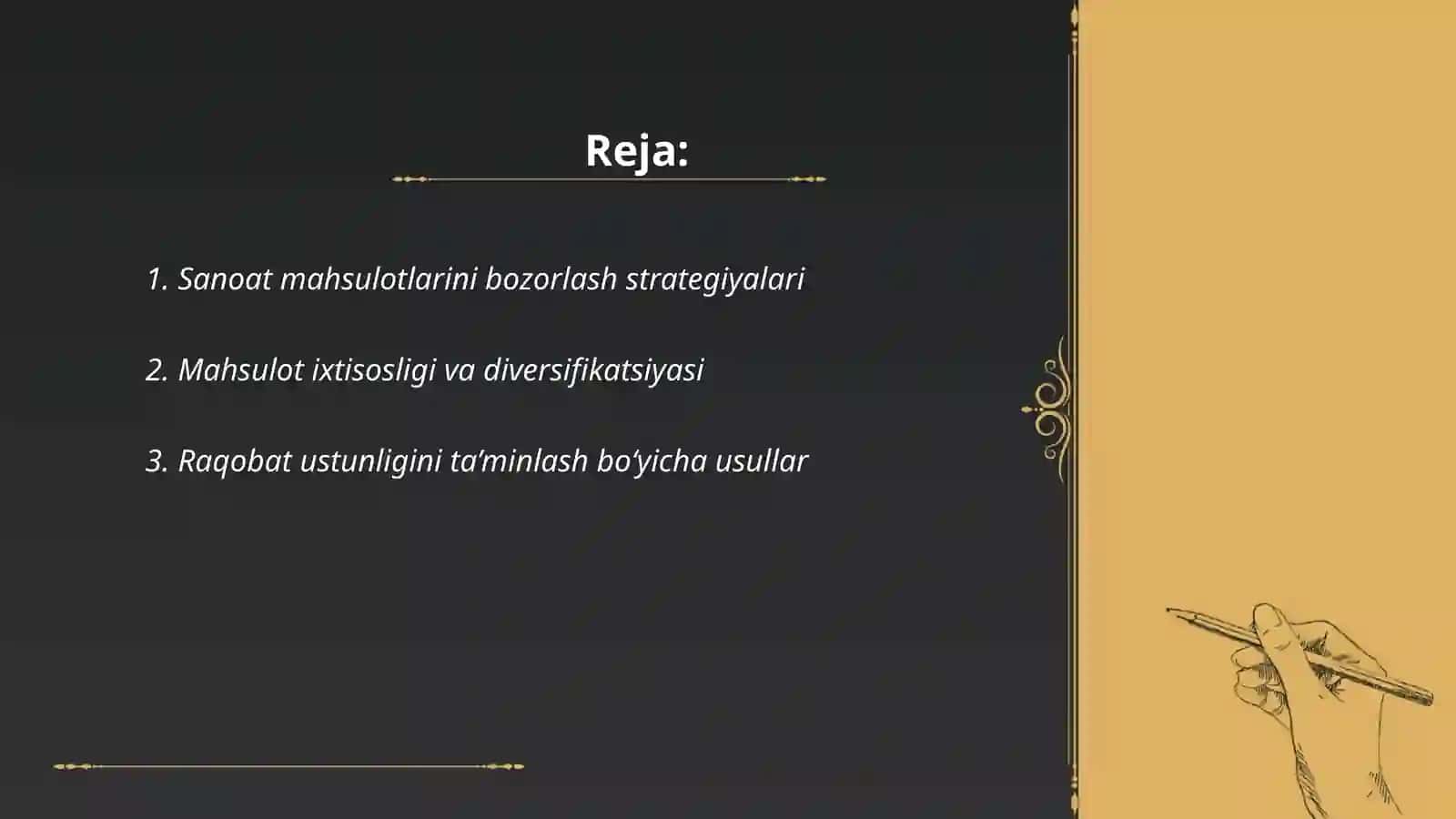 Sanoat korxonalarini marketingini boshqarish 2