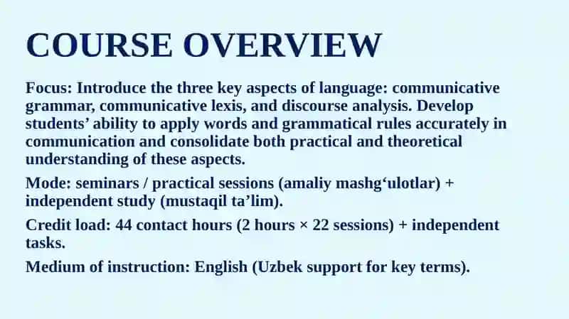 Aspects of Language (English) 2