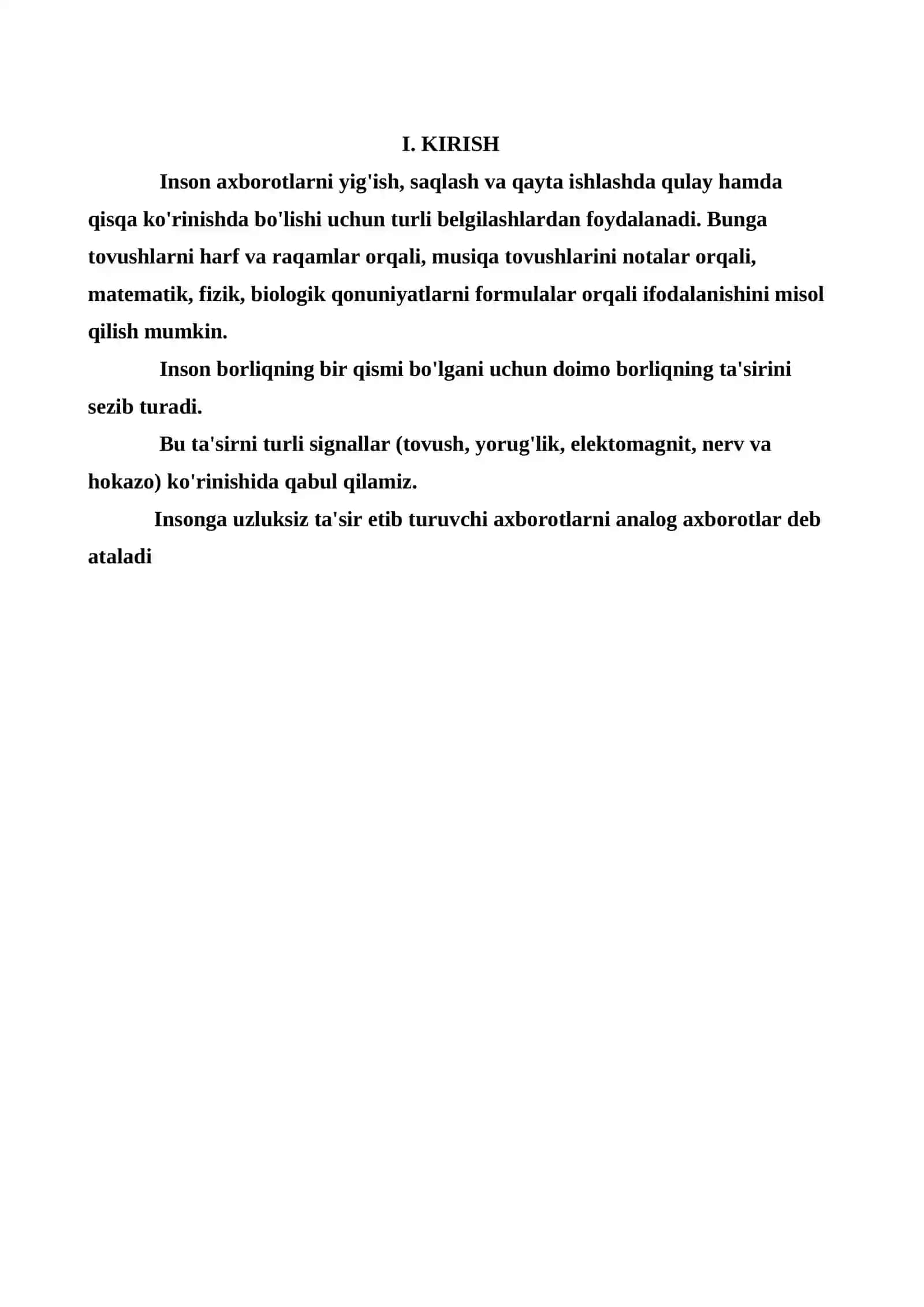 Axborot tushunchasi 2