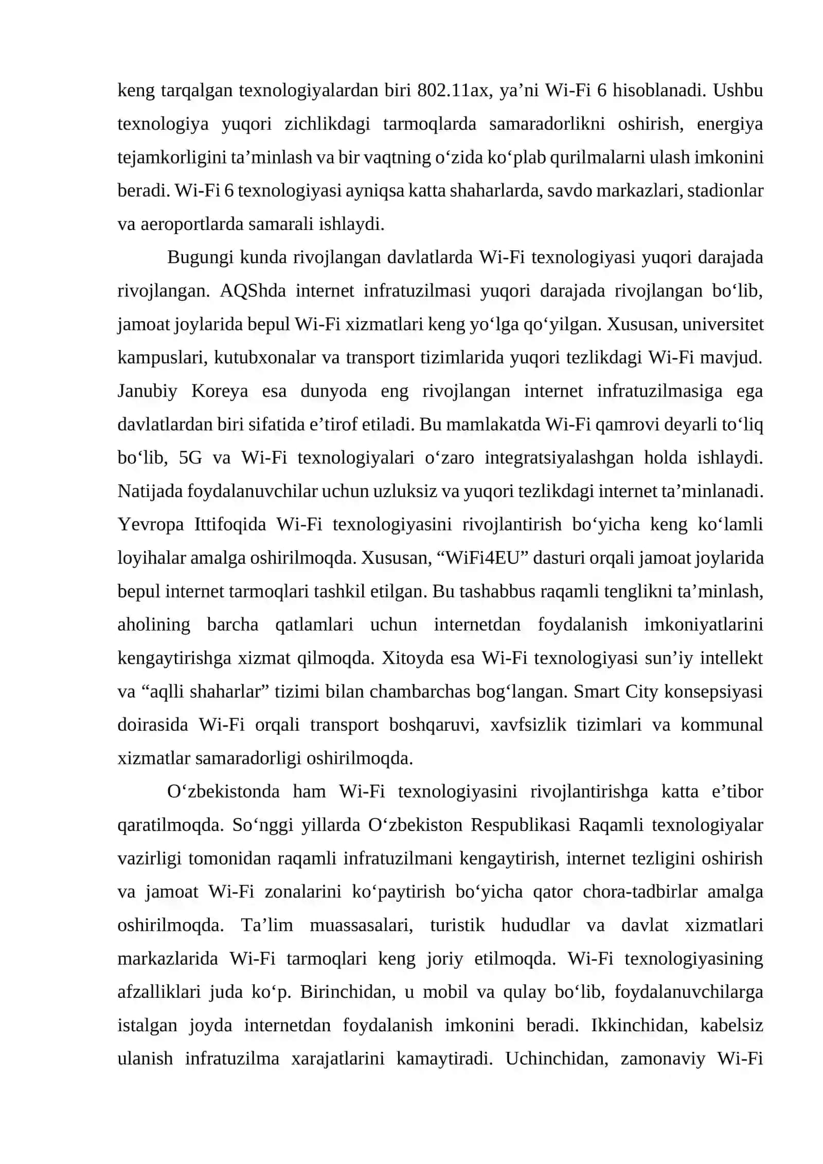 WI-FI TEXNALOGIYASINING KELIB CHIQISH TARIXI VA HOZIRGI KUNDAGI HOLATI 2