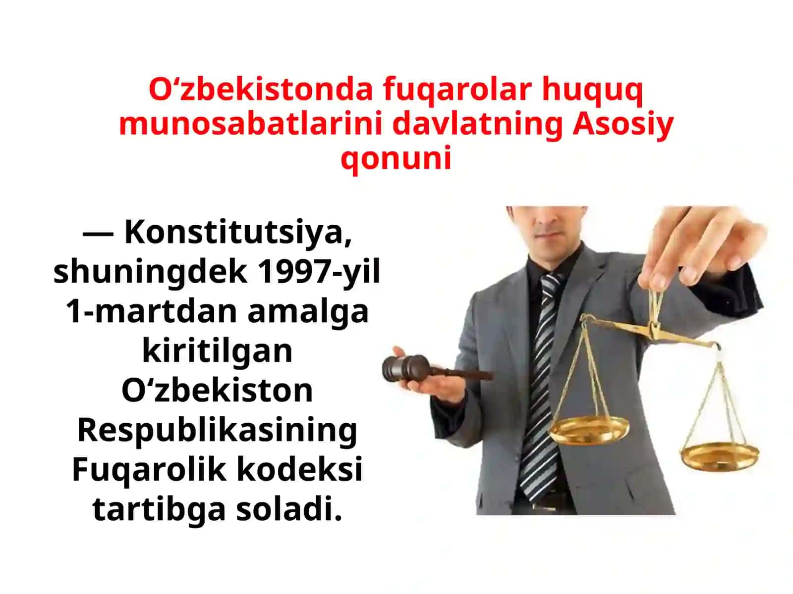 O‘zbekistonda fuqarolik huquqi 2