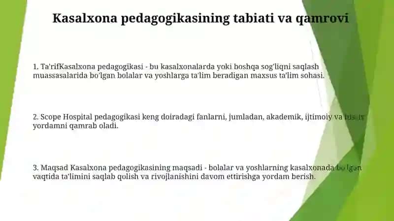 Gospital Pedagogika Fanining Uslubiy Asoslari 2