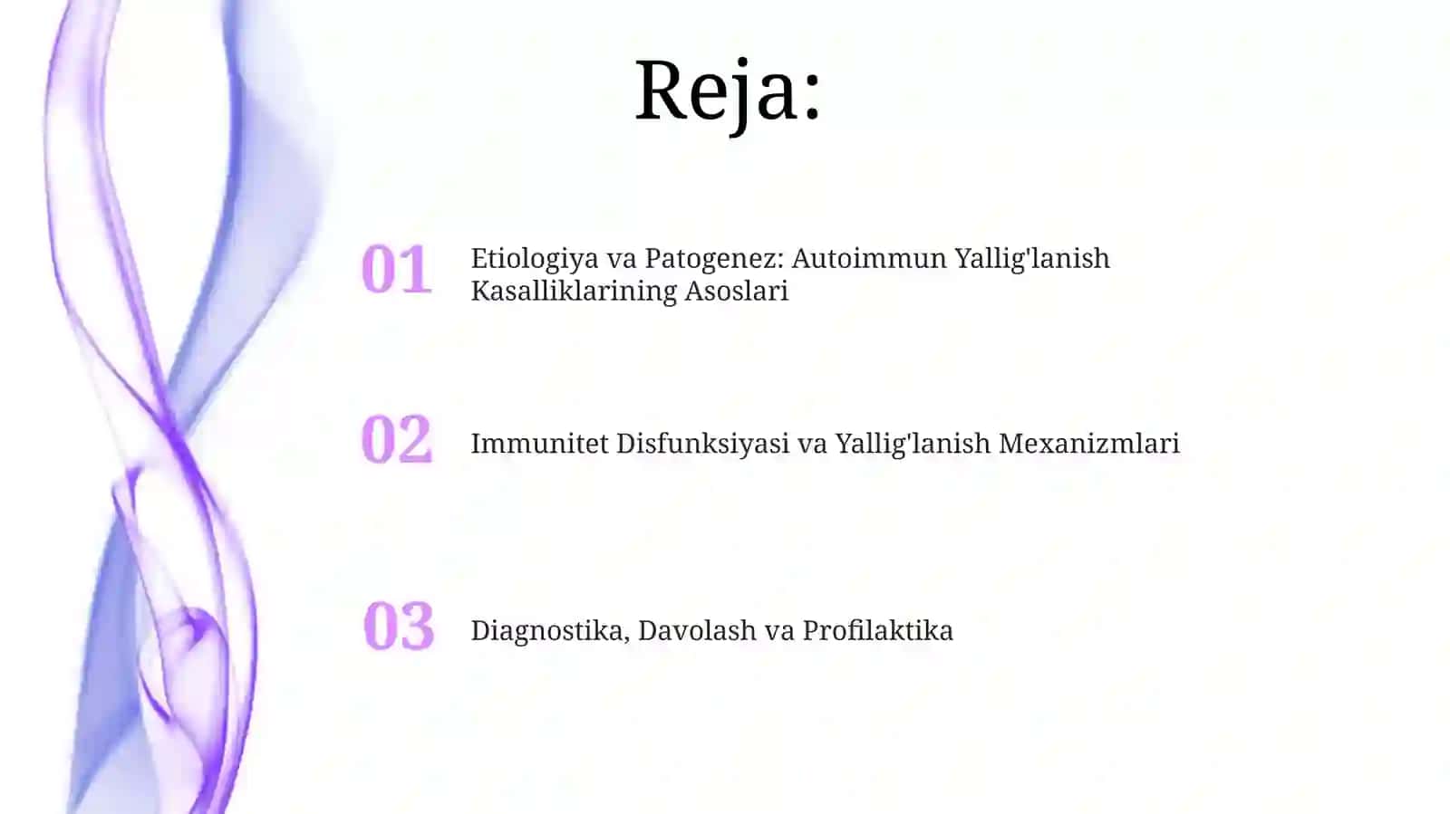 Immunyalliglanishkasalliklarining etiologiyasi, patogenezi, kasallik 2