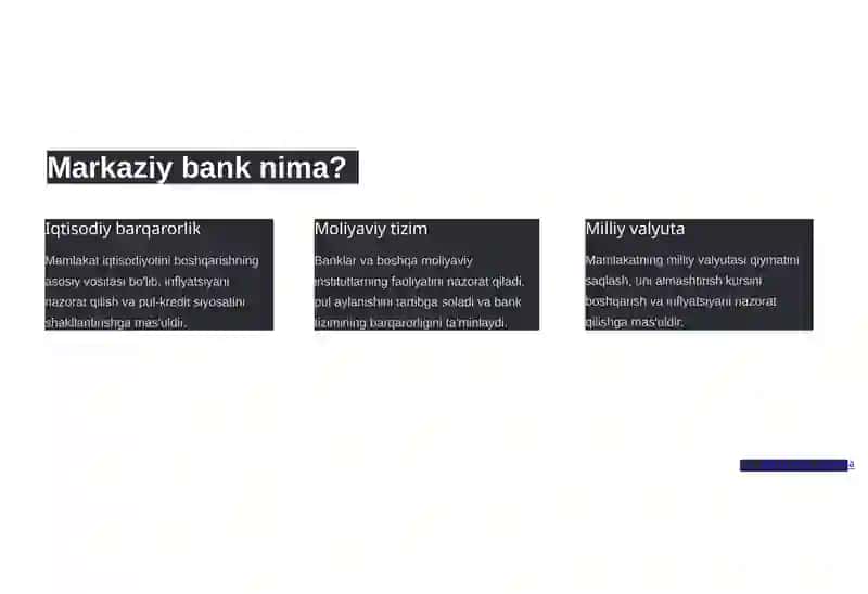 Markaziy bank operatsiyalari 2
