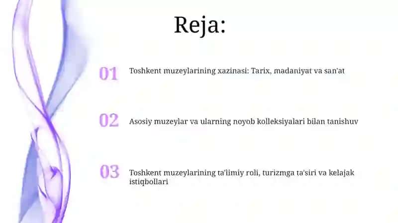 Toshkent muzeylarining faoliyati 2