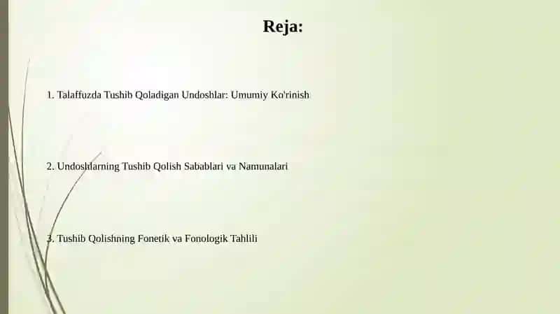 Talaffuzda Tushib Qoladigan Undoshlar 2