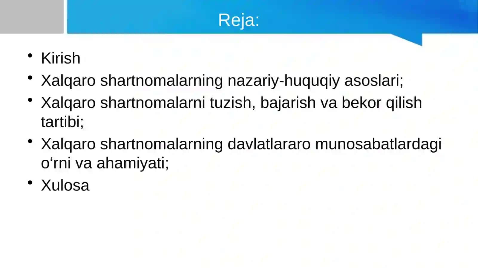 Xalqaro shartnomalar 2