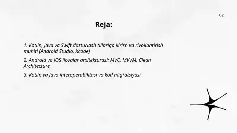 Al Kotlin. Java va Swift dasturlash tillarida ilovalar ishlab chiqish 2