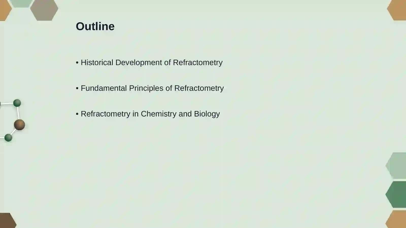 Refractometry Origin Applications, Role Today 2