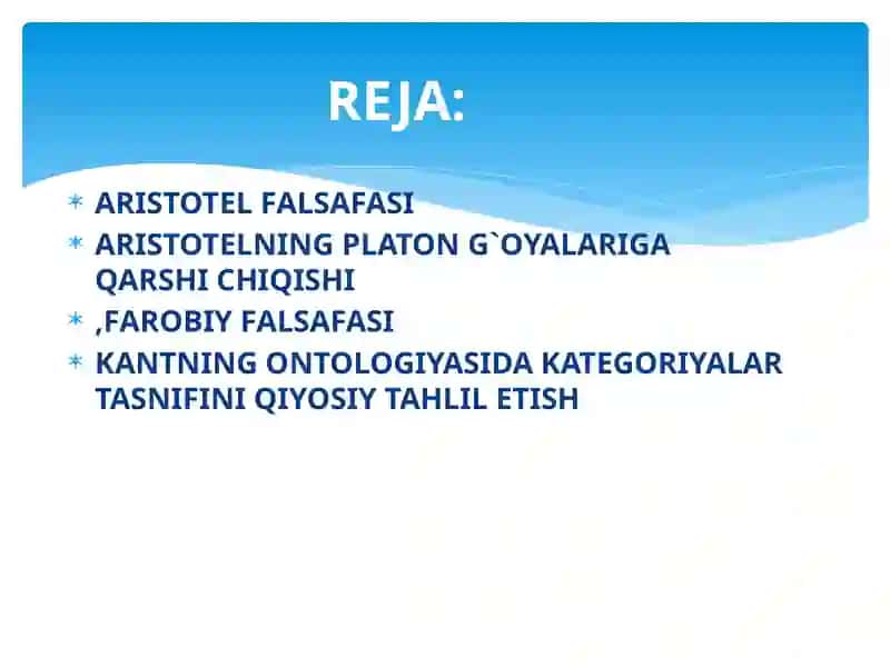 Aristotel Falsafasi 2