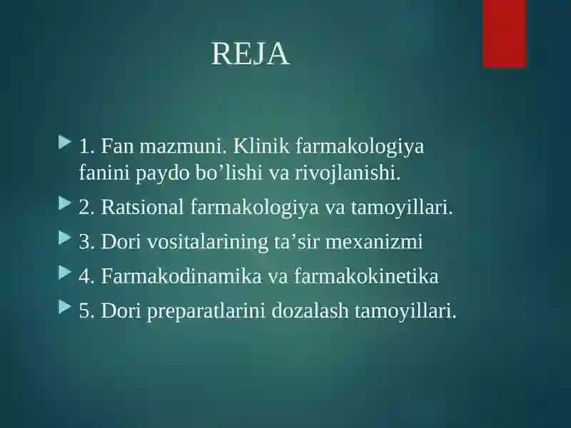 Klinik farmakologiya 2
