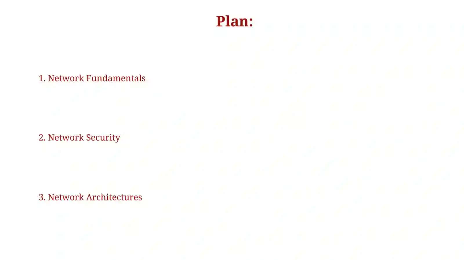 Network Fundamentals 2