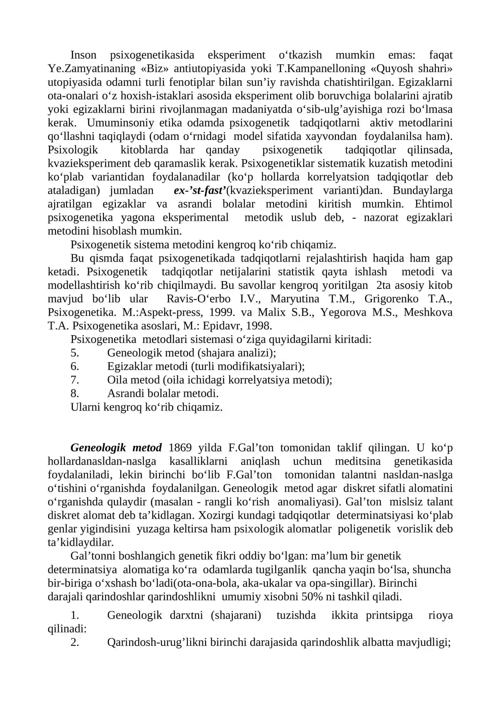 Psixоgenetik tadqiqоtlar 2
