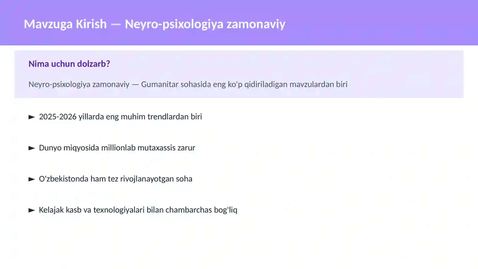 Neyro-psixologiya zamonaviy 2