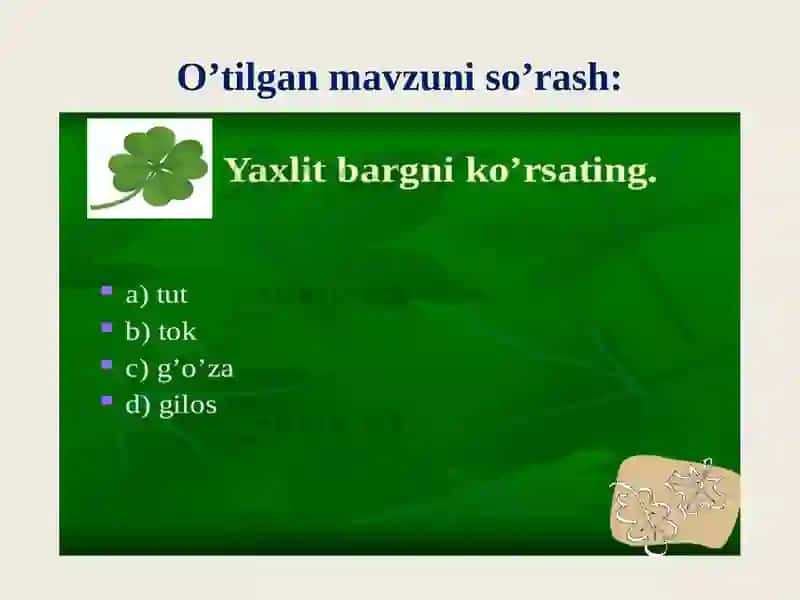 Yovvoyi o’simliklarning vegetativ ko’payishi 2