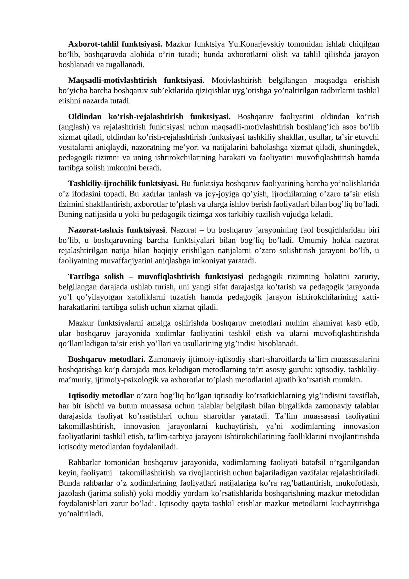 Ta’lim muassasasi menejmenti 2