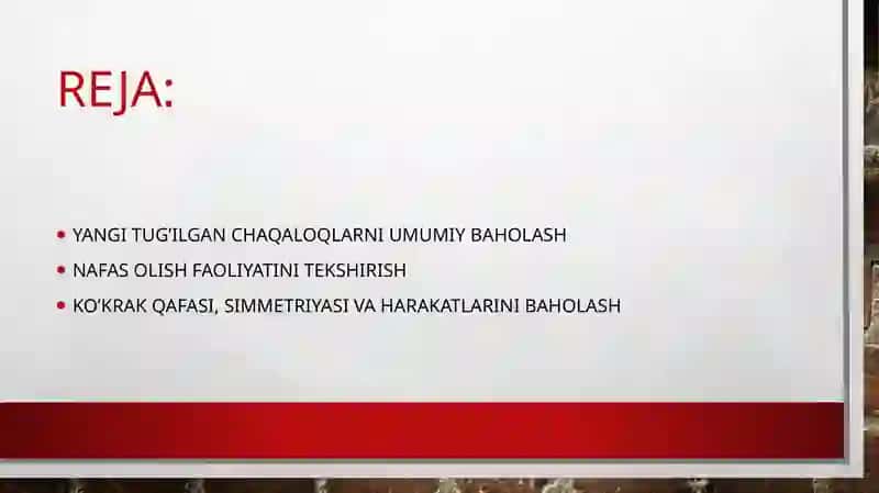 YANGI TUG’ILGAN CHAQALOQLARDA FIZIKAL TEKSHIRUV 2