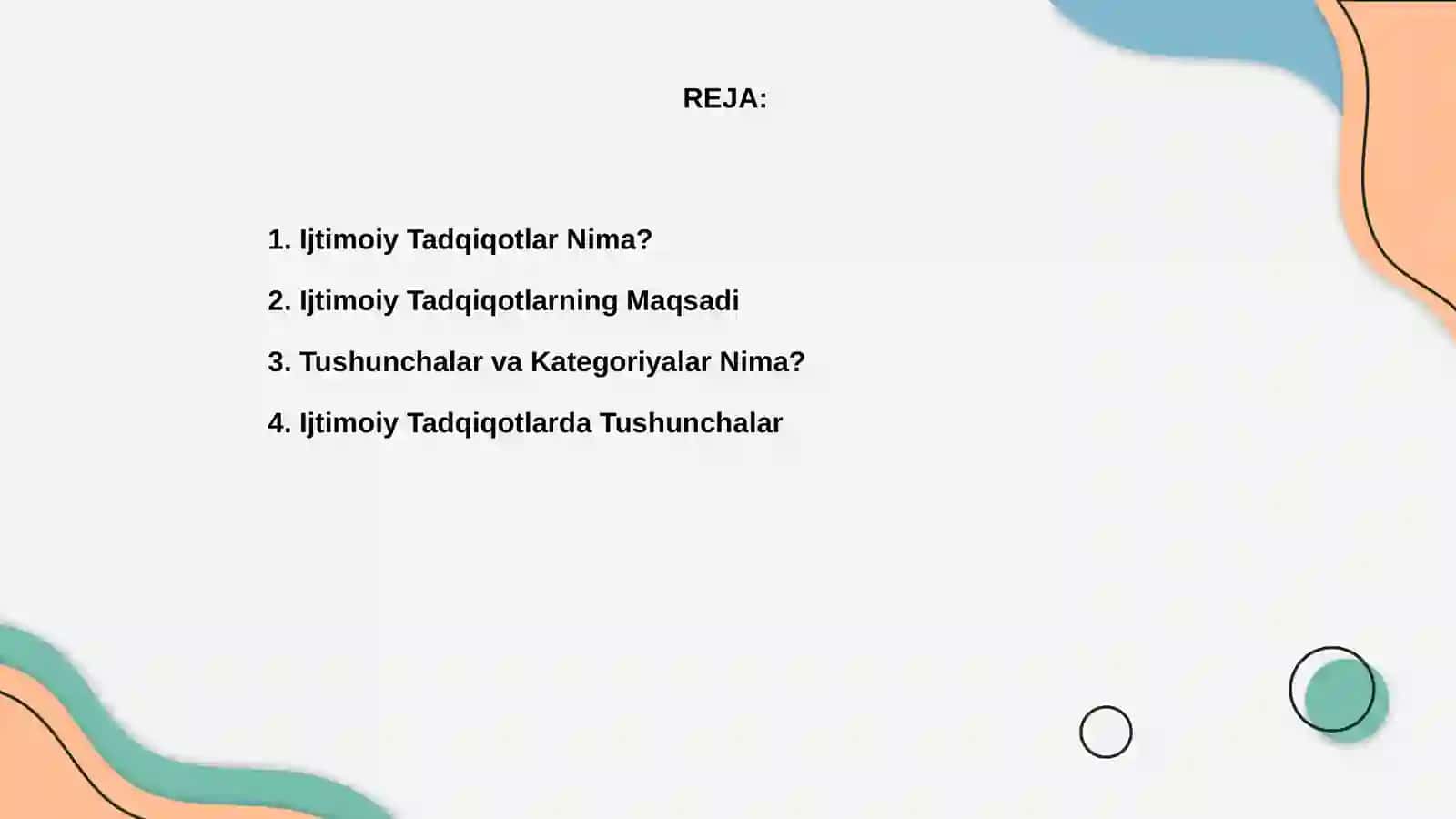 Ijtimoiy Tadqiqotlar Nima? 2
