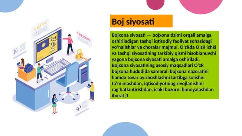 Bojxona siyosati 2