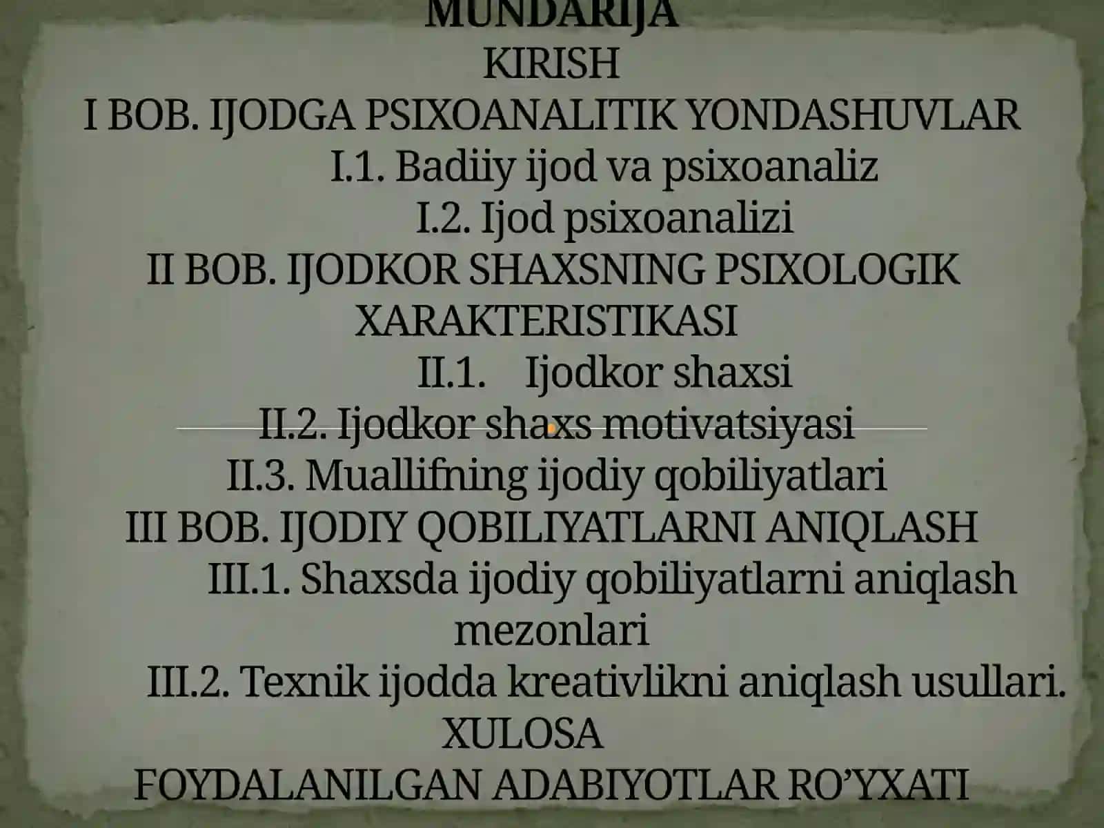 IJODNING PSIXOANALITIK TAHLILI VA MUALLIF SHAXSI TALQINI 2