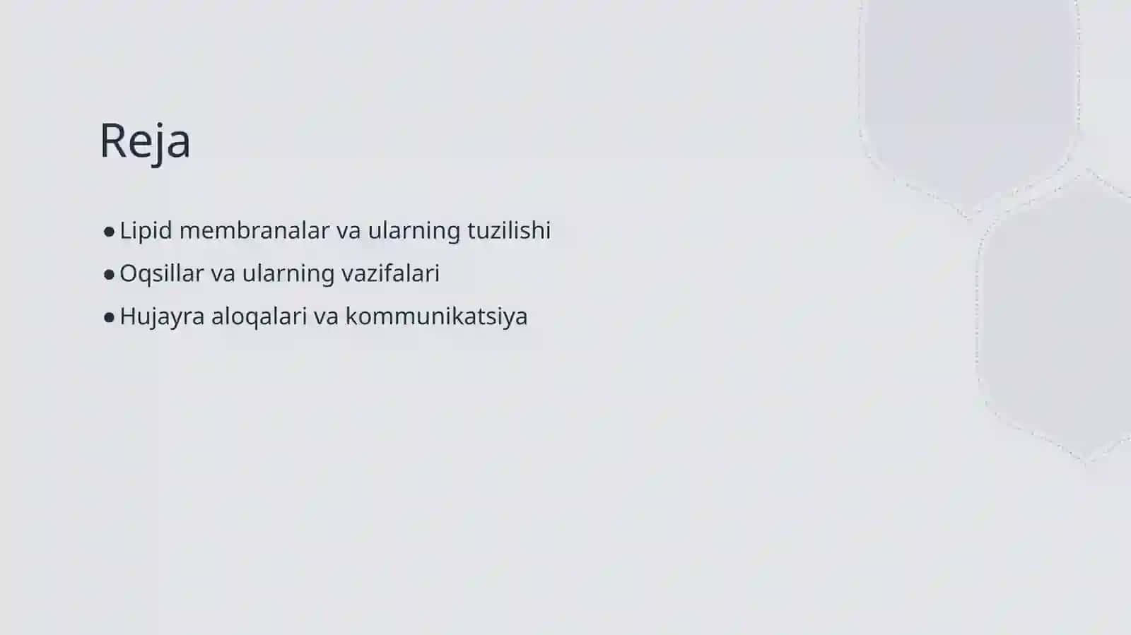 Membrana lipidlari va oqsillari 2