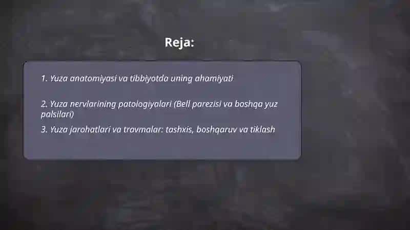 Yuza Hodisalarining Tibbiyotdagi Oʻrni 2