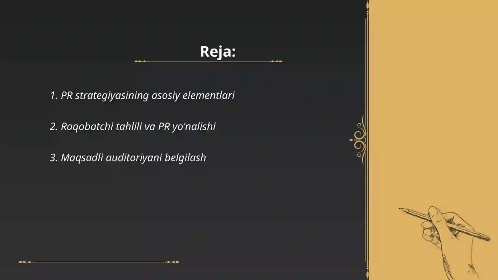 PR strategiyasining asosiy elementlari 2