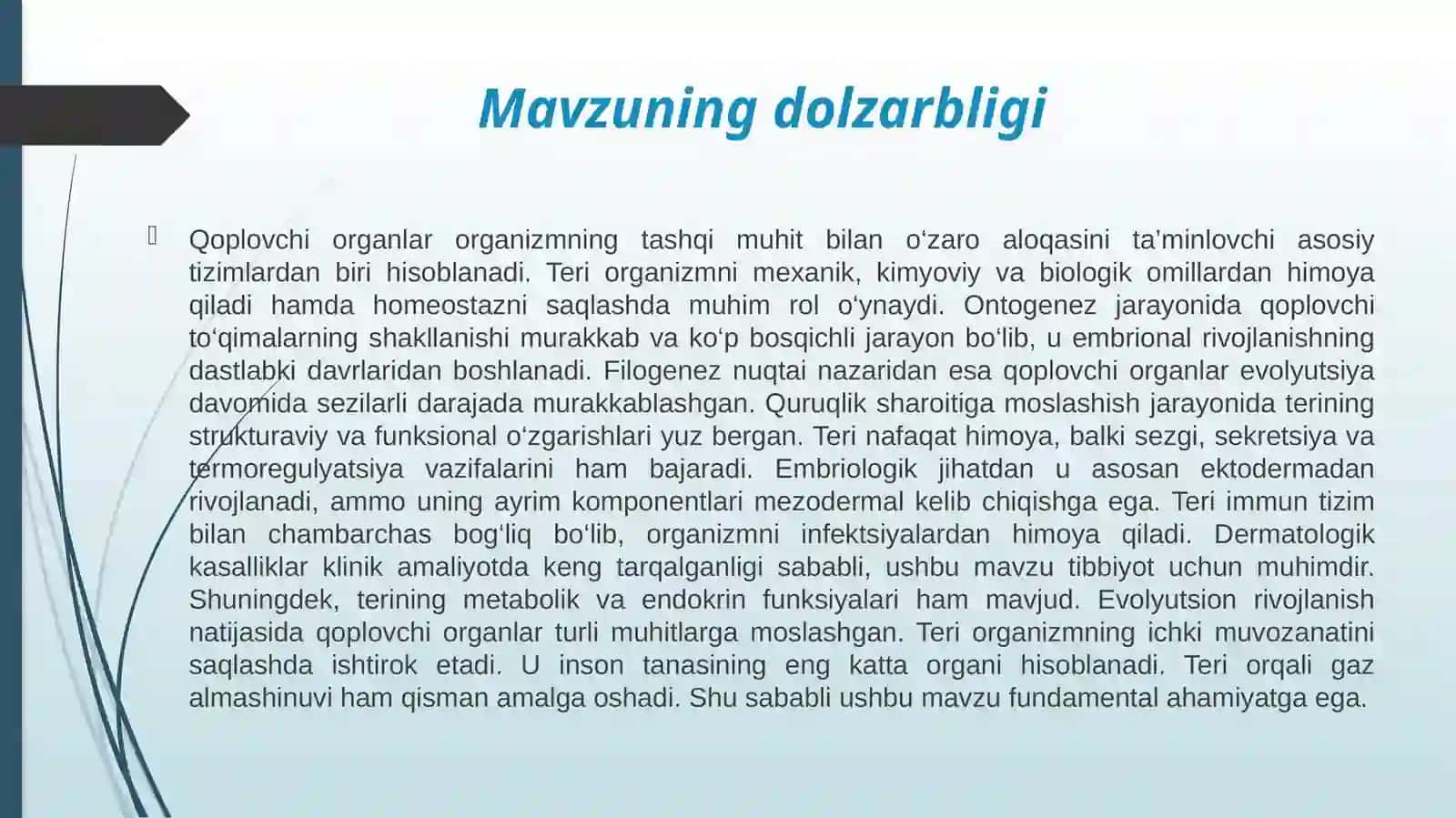 Qoplovchi organlar onto filogenezi.pptx 2