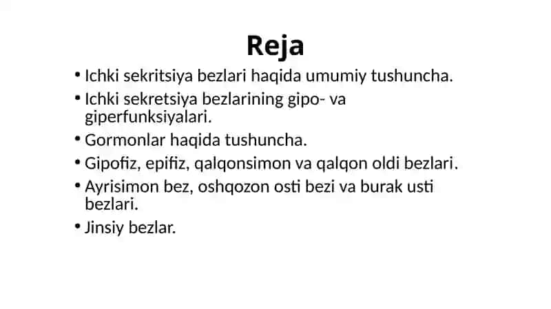 Ichki sekretsiya bezlari 2