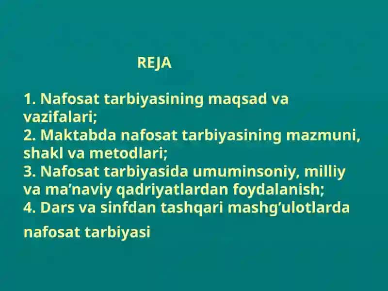 Nafosat Tarbiyasi 2