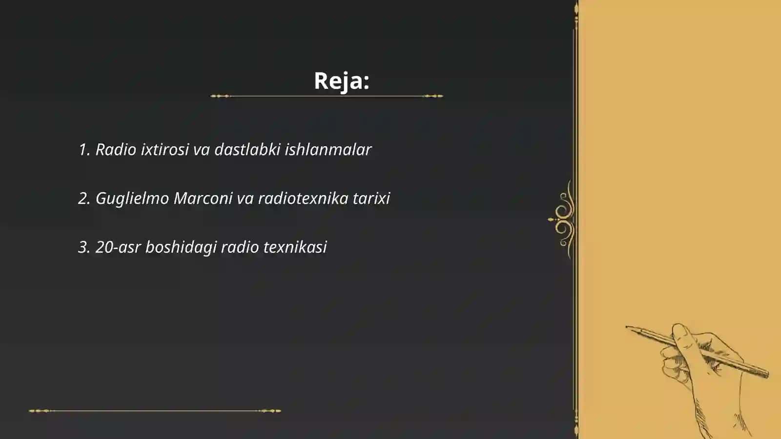 Radio yaratilish tarixi va rivoji 2