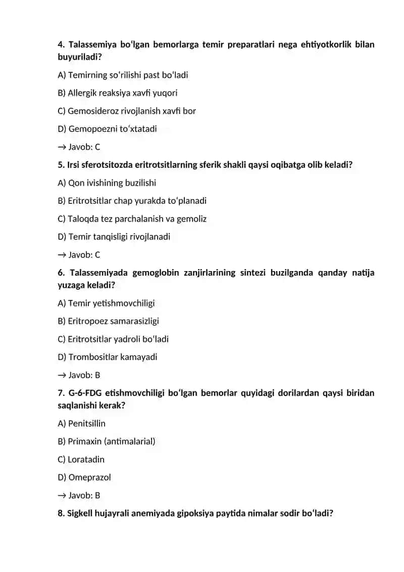 IRSIY NUQSONLARNING ANEMIYAGA TA’SIRI 2