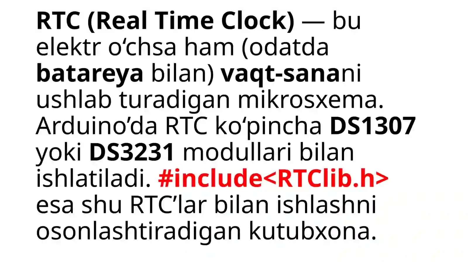 RTC (Real Time Clock) 2