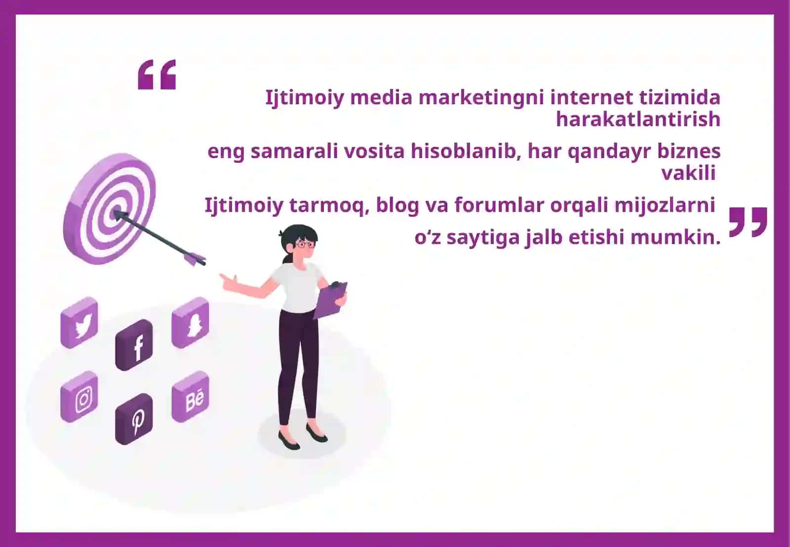SMMni INTERNET TIZIMIDA HARAKATLANTIRISH 2