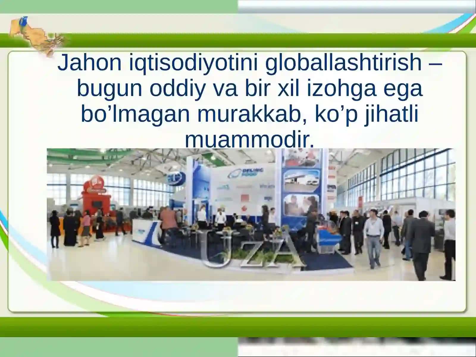 Jahon iqtisodiyotining muammolari 2